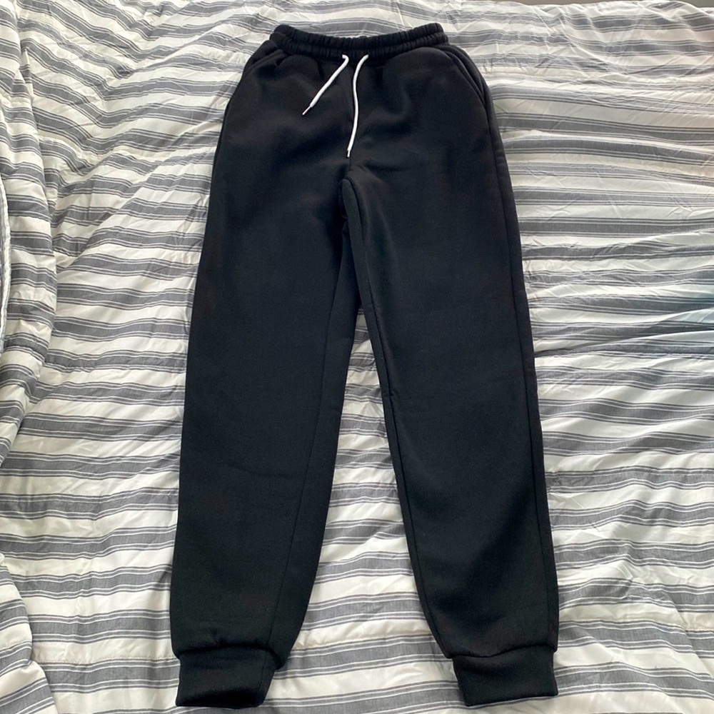 SHEIN Tall XS Black Sweatpants